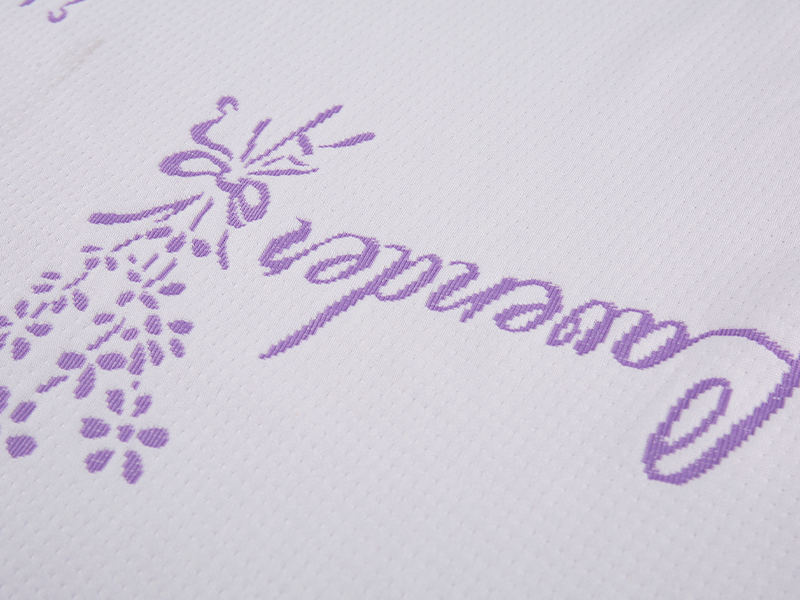 Vải polyester hoa oải hương